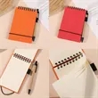 Mini Recycled Spiral Notebook Eco Friendly Portable Writing | https://www.bestnamebadges.com