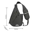 Waterproof Shoulder Backpack Outdoor Travel  Chest Bags | https://www.bestnamebadges.com