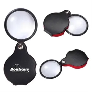 Mini Folding Magnify Glass with Rotating Protective Holster