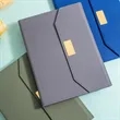 A5 Business Notebook PU Belt Buckle Notepad | https://www.bestnamebadges.com