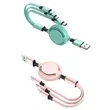 3 In 1 Retractable Charging Cable For Phones And Devices | https://www.bestnamebadges.com