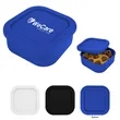 Square Silicone Food Container | https://www.bestnamebadges.com