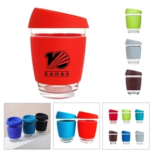 12OZ Glass coffee mug