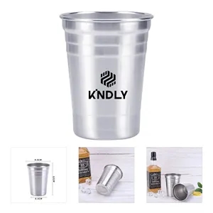 18 Oz. Single Wall Stainless Steel Beer Cups