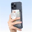 Magnetic Wallet Card Holder with Collapsible Phone Grip | https://www.bestnamebadges.com