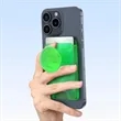 Magnetic Wallet Card Holder with Collapsible Phone Grip | https://www.bestnamebadges.com