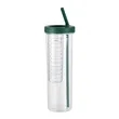 Fruit Infuser Water Bottles With Straw | https://www.bestnamebadges.com