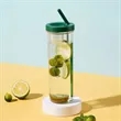 Fruit Infuser Water Bottles With Straw | https://www.bestnamebadges.com