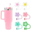 Food Grade Silicone Straw Cover | https://www.bestnamebadges.com
