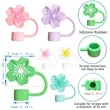 Food Grade Silicone Straw Cover | https://www.bestnamebadges.com