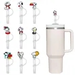 Food Grade Silicone Straw Cover | https://www.bestnamebadges.com
