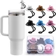 Food Grade Silicone Straw Cover | https://www.bestnamebadges.com