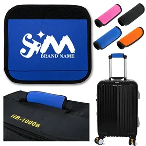 Neoprene Portable Travel Luggage Handle Wraps Grabber | https://www.bestnamebadges.com