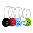Portable Wire Rope Combination Password Padlock | https://www.bestnamebadges.com