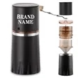 Portable Travel Handmade Coffee Maker With Bean Grinder Cup | https://www.bestnamebadges.com