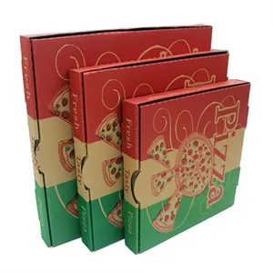 Custom Full Color Pizza Food Packing Boxes | https://www.bestnamebadges.com