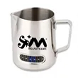 Milk Frothing Flower Cup With Temperature Display | https://www.bestnamebadges.com