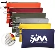 Utility Canvas Tool Pouch Zipper Bags With Carabiner | https://www.bestnamebadges.com