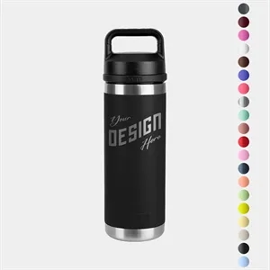18 Oz YETI® Stainless Steel Insulated Water Bottle | https://www.bestnamebadges.com