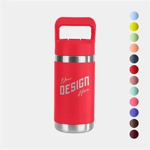 12 Oz YETI® Rambler Stainless Steel Insulated Water Bottle | https://www.bestnamebadges.com