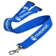 1" Polyester Lanyard with Safety Breakaway | https://www.bestnamebadges.com