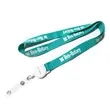 1/2" Polyester Lanyard w/ Retractable Reel Card Holder | https://www.bestnamebadges.com
