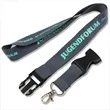 Custom 5/8" Polyester Lanyard w/ Detachable Buckle Release | https://www.bestnamebadges.com