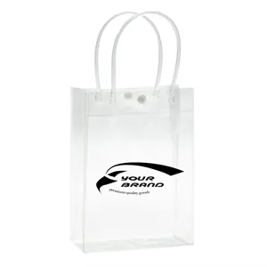 Transparent Thickened Tote Bag For Shopping And Storage