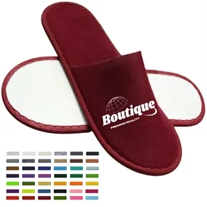 Customizable Hotel Simple Brushed Cloth Disposable Slippers