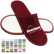 Customizable Hotel Simple Brushed Cloth Disposable Slippers | https://www.bestnamebadges.com