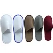Customizable Hotel Simple Brushed Cloth Disposable Slippers | https://www.bestnamebadges.com