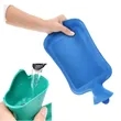 Customizable Logo Large Capacity Rubber Water Bag | https://www.bestnamebadges.com