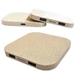 Portable Wheat Straw 3-In-1 Multi-Function Wireless Charger | https://www.bestnamebadges.com