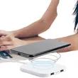 Portable Wheat Straw 3-In-1 Multi-Function Wireless Charger | https://www.bestnamebadges.com