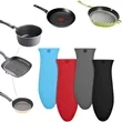 Practical Kitchen Insulation Silicone Pot Handle Gloves Grip | https://www.bestnamebadges.com