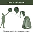 Pop Up Pod Portable Camping Privacy Shower Tent | https://www.bestnamebadges.com