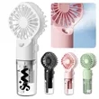 Portable Rechargeable Handheld Misting Mini Travel Fan | https://www.bestnamebadges.com