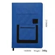 A5 Notebook Journal With Phone Pocket Pen Card Holder | https://www.bestnamebadges.com