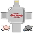 Portable Large Capacity Metal Cross 4 In 1 USB Flash Drive | https://www.bestnamebadges.com