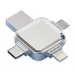 Portable Large Capacity Metal Cross 4 In 1 USB Flash Drive | https://www.bestnamebadges.com
