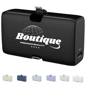 Dual-Head Mini Fast Charging Portable Capsule Power Bank