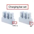 Dual-Head Mini Fast Charging Portable Capsule Power Bank | https://www.bestnamebadges.com