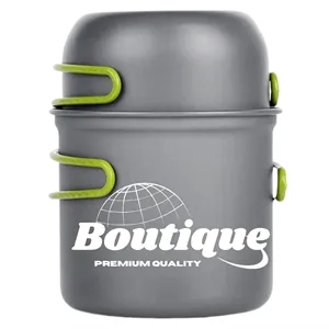 Foldable Outdoor Cooking Pot And Camping Cookware Set