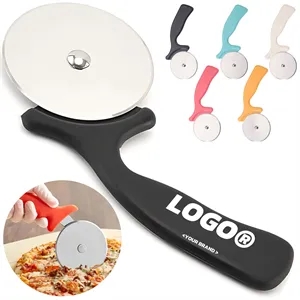 Stainless Steel Pizza Cutter Wheel With Ergonomic Handle