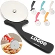 Stainless Steel Pizza Cutter Wheel With Ergonomic Handle | https://www.bestnamebadges.com
