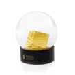 4" Custom Snow Globe | https://www.bestnamebadges.com