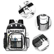 Heavy Duty School Security Clear Backpack | https://www.bestnamebadges.com