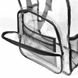 Heavy Duty School Security Clear Backpack | https://www.bestnamebadges.com