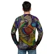 Custom Full Color Dye Sublimation Long Sleeve T-Shirt | https://www.bestnamebadges.com