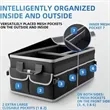 Foldable Car Trunk Organizer With Multiple Compartments | https://www.bestnamebadges.com